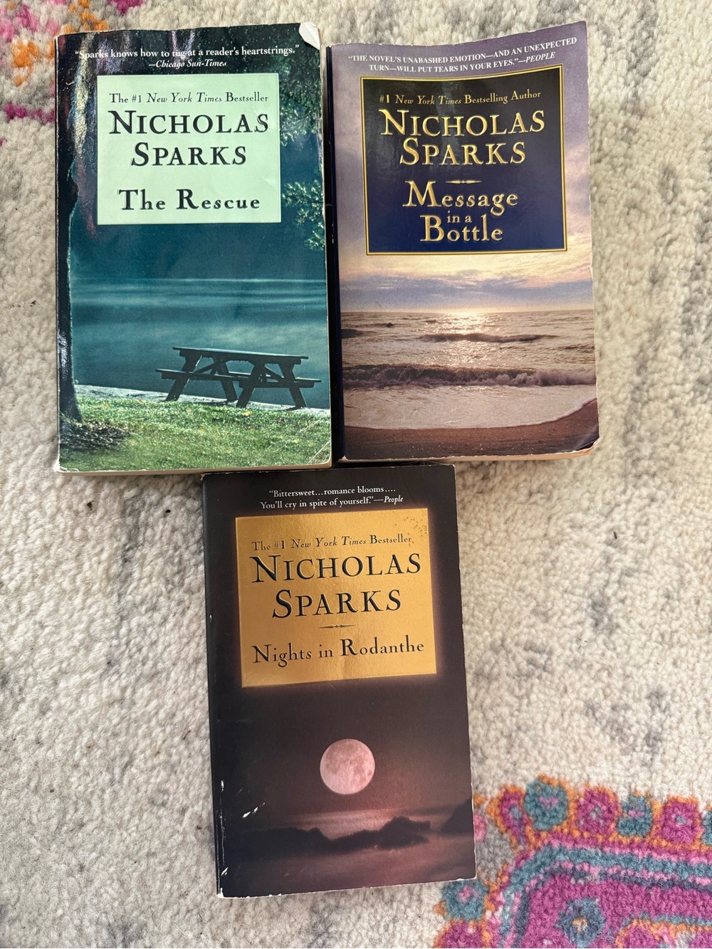 Nicholas Sparks Paperback Novel Collection - romance bundle!